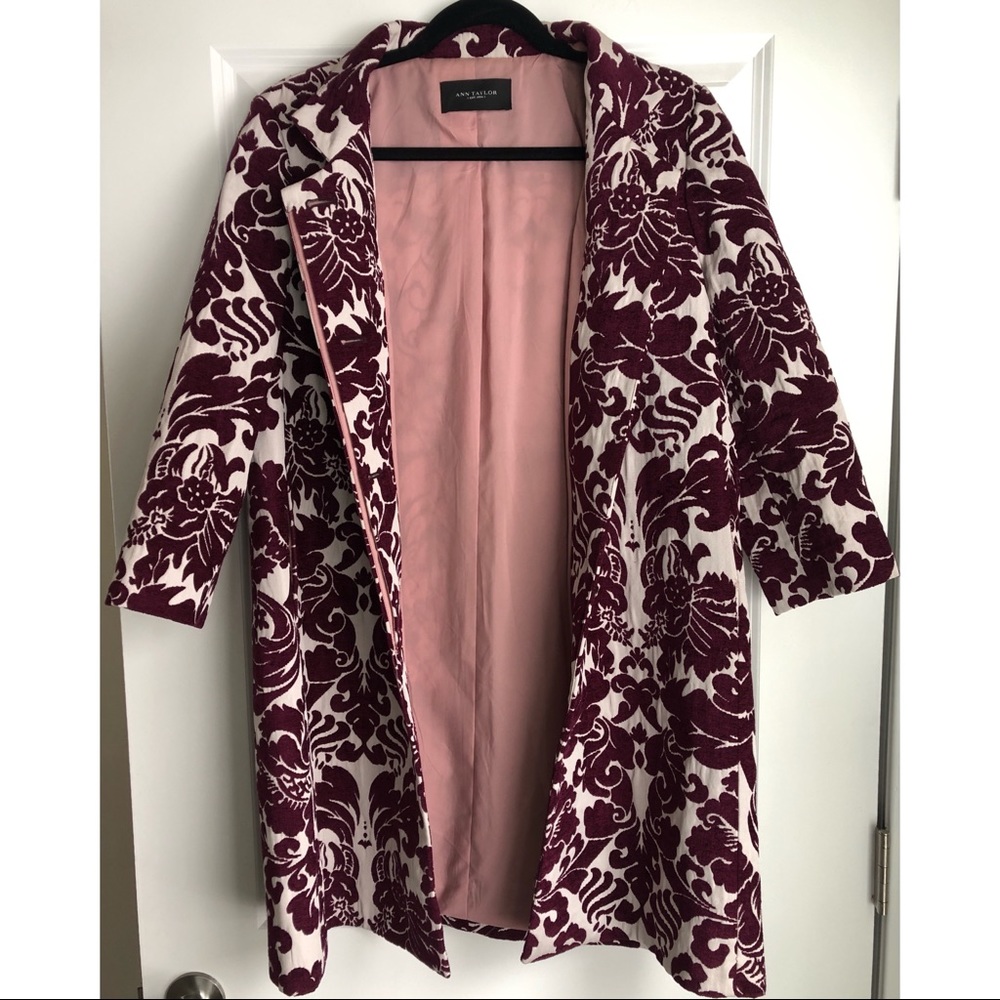 Fall ‘13 Sample Ann Taylor Floral Chenille Coat